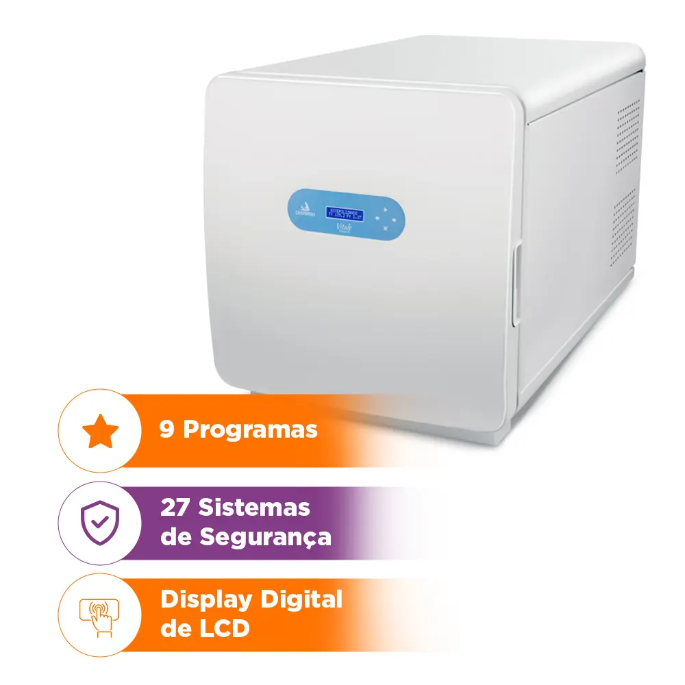 Características Autoclave Vitale Classe B 220V