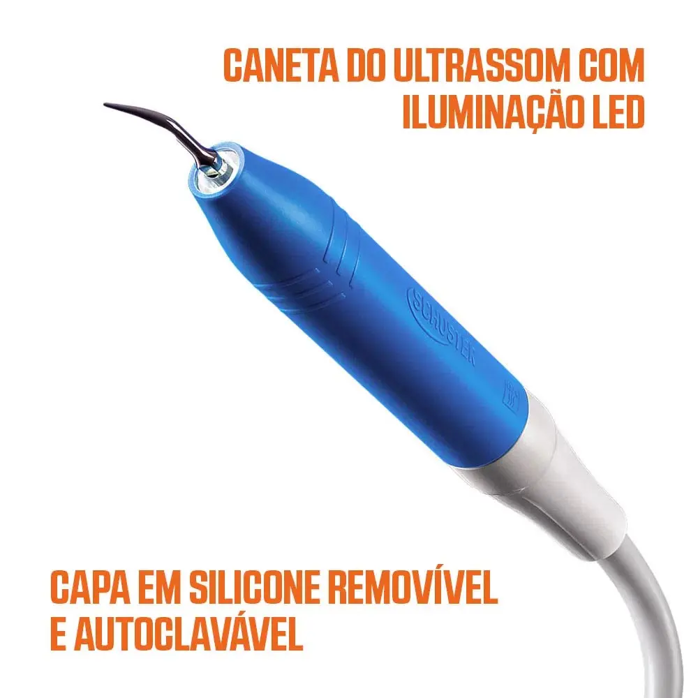 Caneta ultrassom com iluminação de led