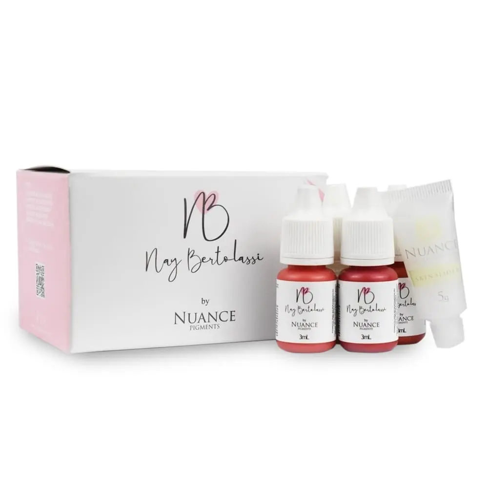  Kit Nay Bertolassi Linha Orgânica 3 ml Nuance Pigments