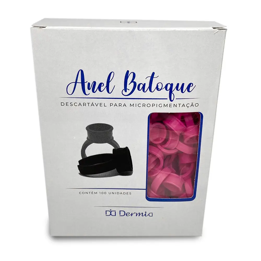 Anel batoque na cor rosa pink 