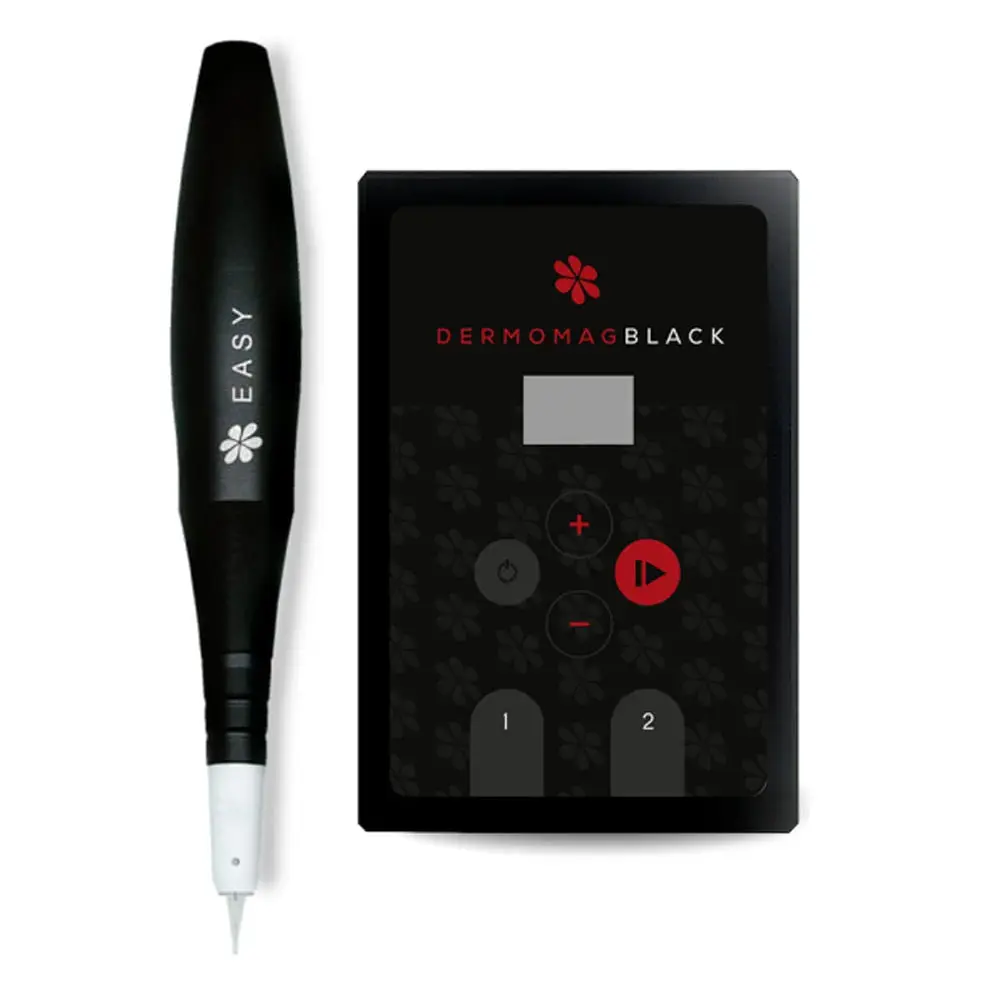  Kit Dermógrafo Pen Easy + Fonte Black - Preto