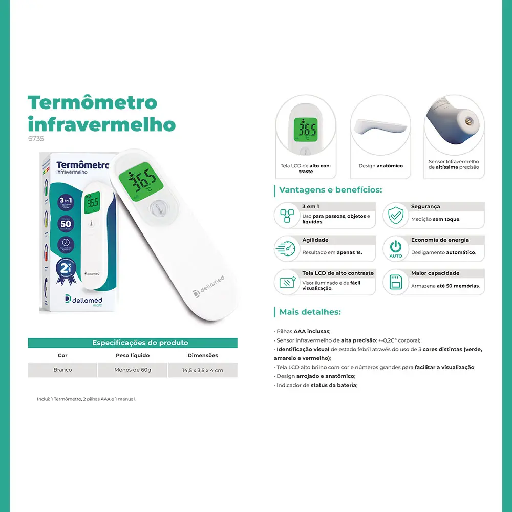 imagem especificações termometro