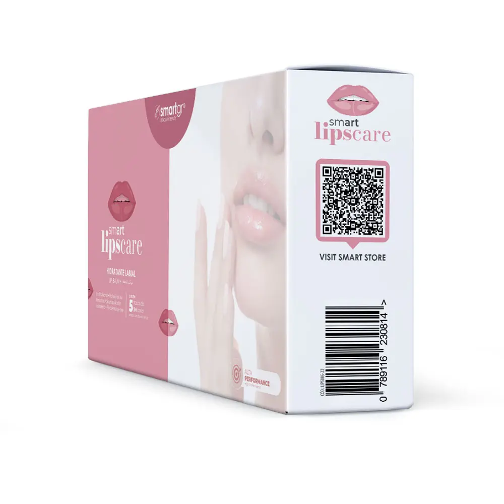 Caixa com QR Code Lips Care