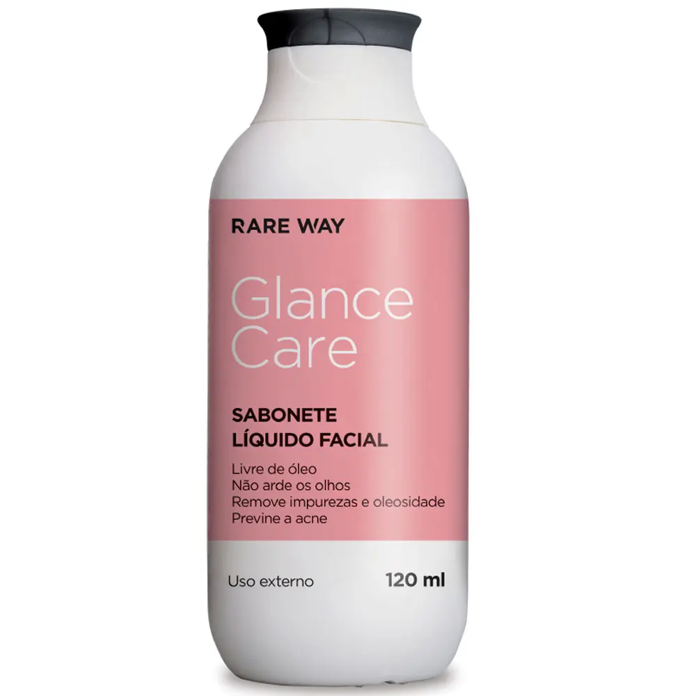 Sabonete líquido glance care 120ml Rare Way