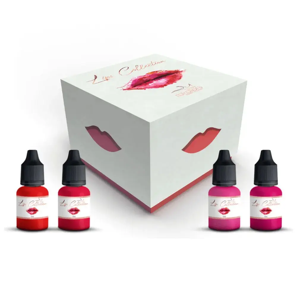 Kit Lips Collection Com 4 Cores Premium 10ml  Rb Kollors