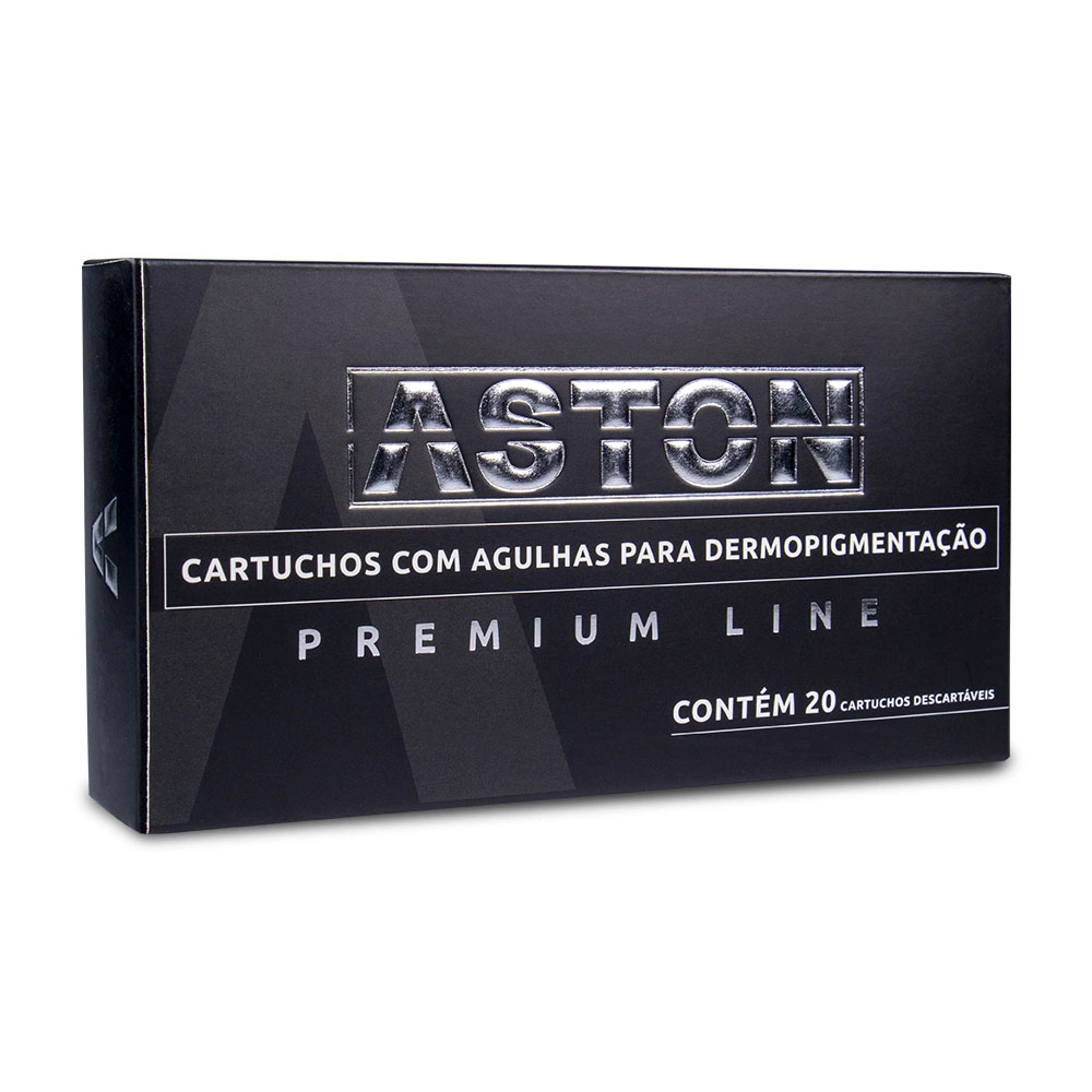 Embalagem de cartuchos premium Aston