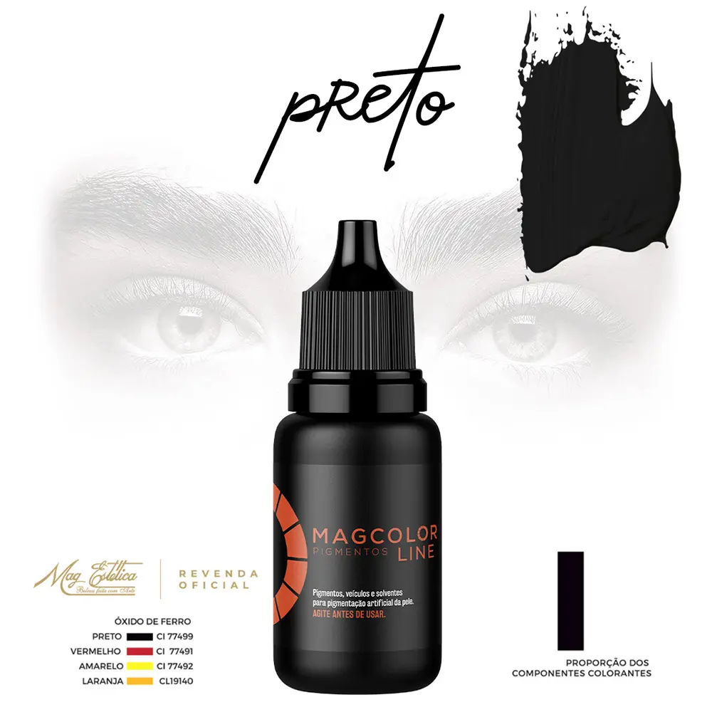 pigmento preto mag 5ml