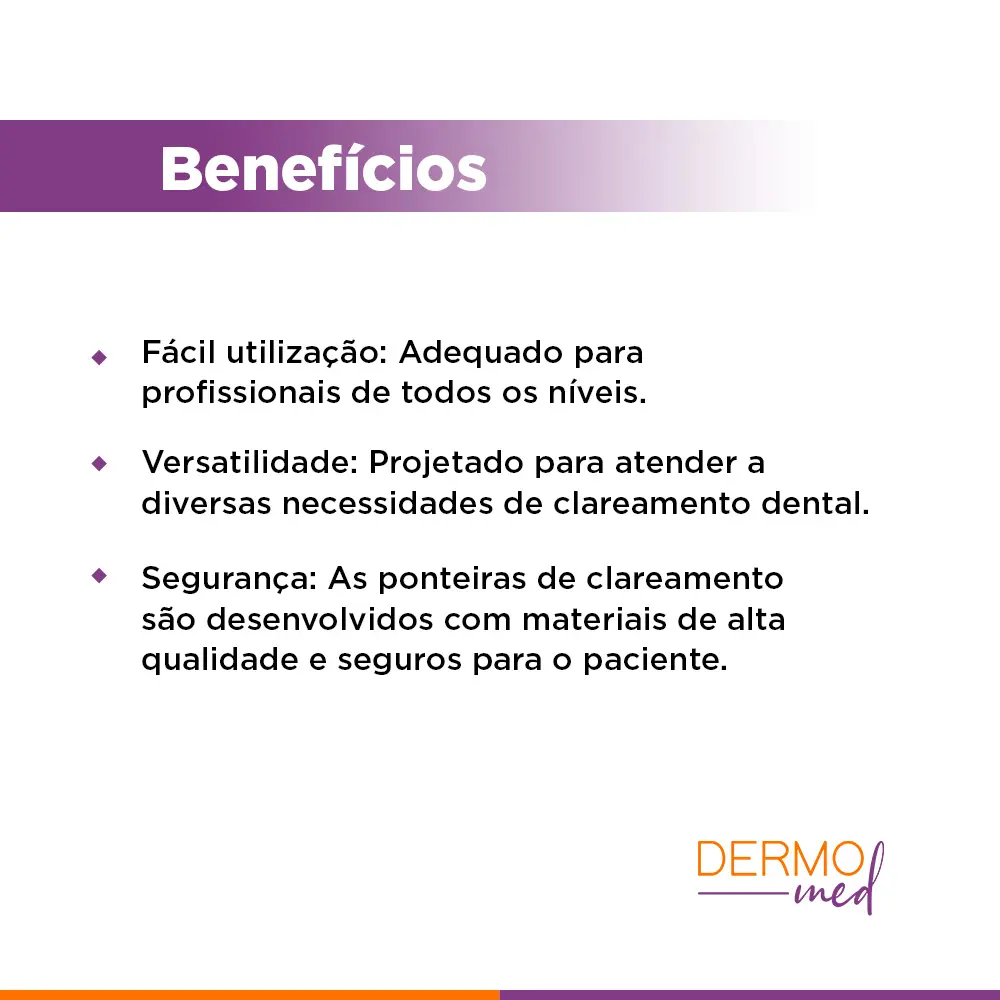 beneficios do produto em imagem alta qualidade dermomed