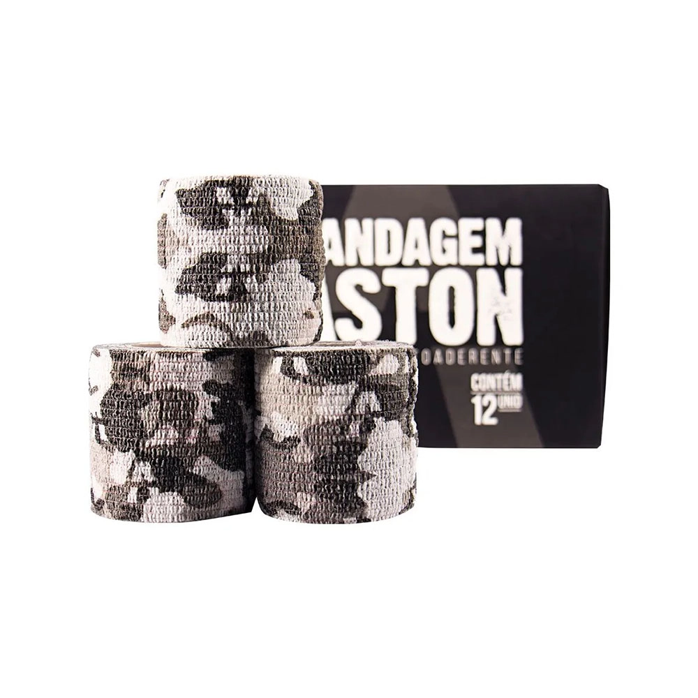 Bandagem Aston camuflada cinza