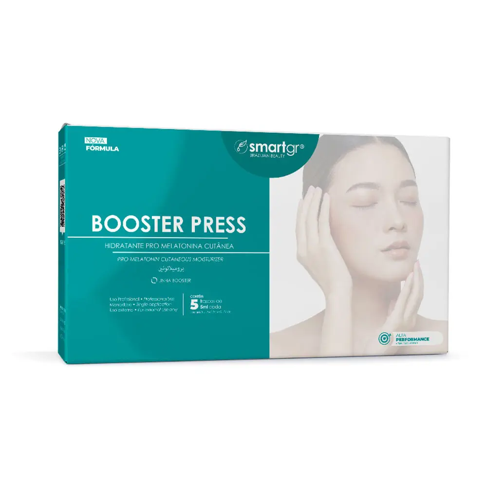 imagem caixa de frente caixa smart booster press pro melatonina