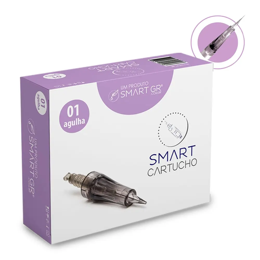 Caixa Com 10 unidades de Cartucho 1 Agulha Derma Pen Smart Gr