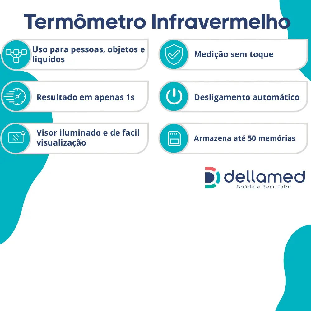 imagem caracteristicas termometro dellamed