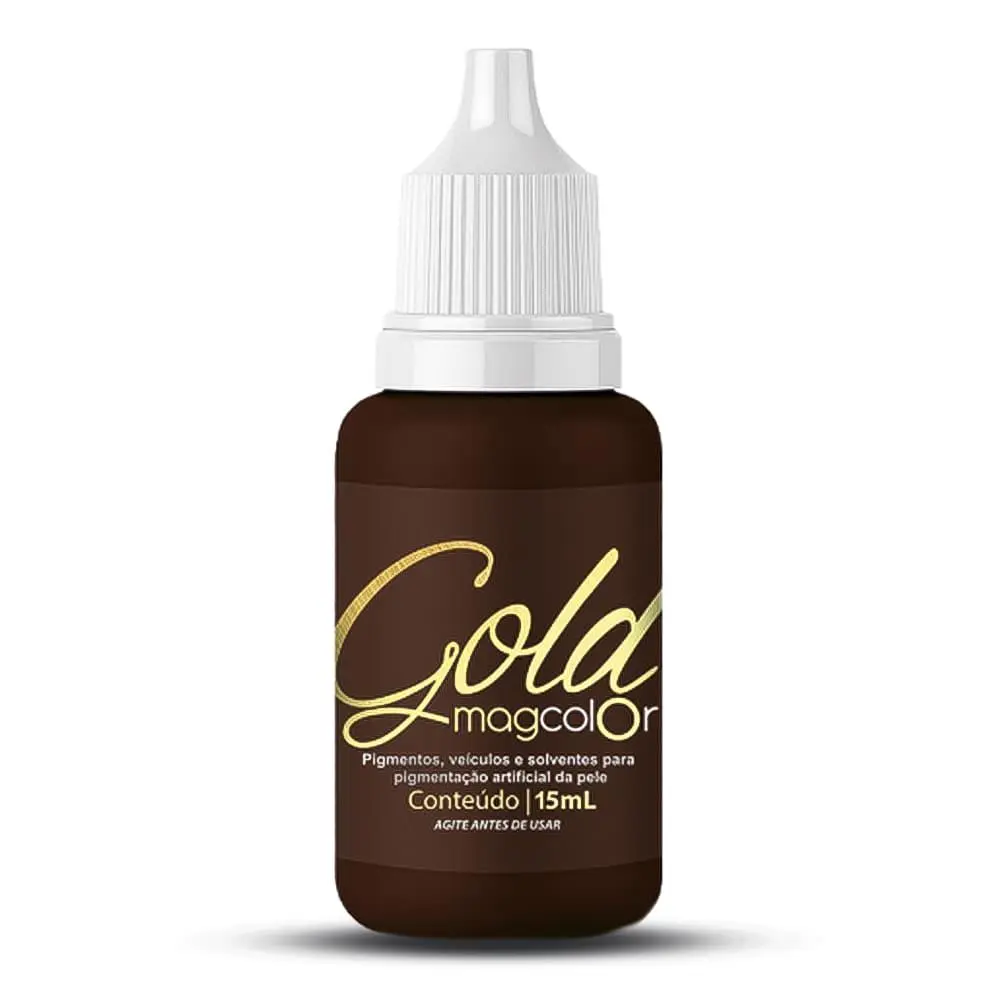 Castanho médio mag gold 15 ml