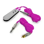 Pedal Slim New Tatuagem Silicone + Cabo Rca Rosa - New Fontes