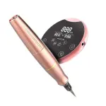 Dermografo Para Micropigmentação Biomaser Com 02 Caixas Agulhas P90 Rose Gold