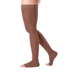 Meia Coxa Ponteira Aberta Select Comfort Premium 862 20-30 mmHg 7/8 Chocolate - Sigvaris