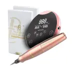 Dermografo Para Micropigmentação Biomaser Com 02 Caixas Agulhas P90 Rose Gold