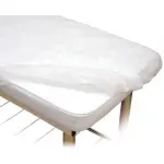 Kit 10 lençóis Branco Descartáveis Com Elástico 0.9x2.0m - Descarpack