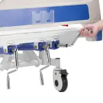 Cama Hospitalar 3 Movimentos Até 200kg DX3 + Kit de Motorização - Dellamed