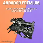 Andador com 4 rodas Premium SC303 - Hidrolight 