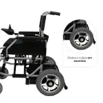 Cadeira De Rodas Motorizada Modelo D900 Até 120 Kg - Dellamed